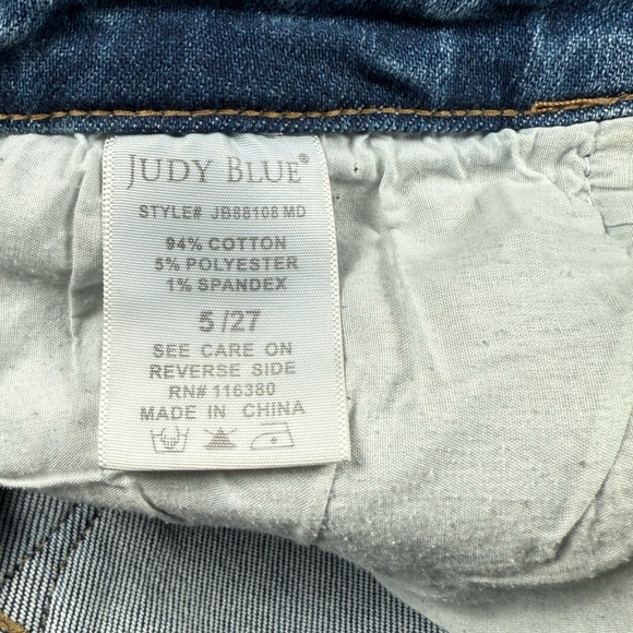 Judy Blue Howdy Embroidered Boyfriend Jeans size 5 / 27 - Picture 11 of 11
